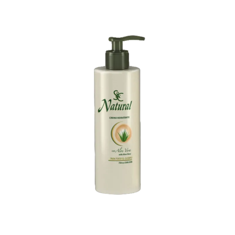 Crema Hidratante Natural con Aloe Vera 400ml