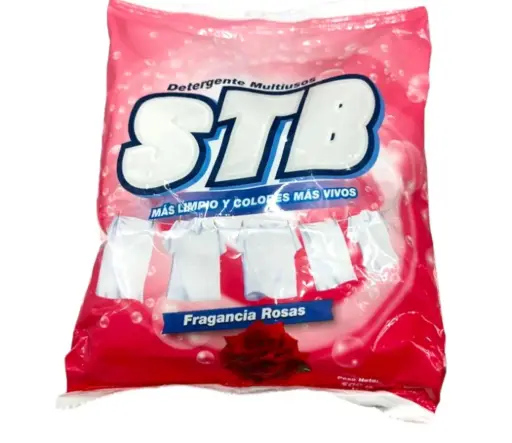 Detergente en polvo STB Fragancia Rosa 500g