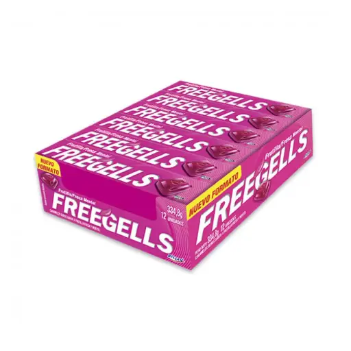 Freegells Fresa-mentol caja x 12