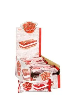 Biscocho Rojo velvet caja x 24u